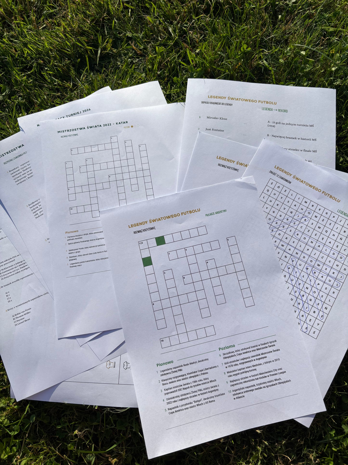 Mistrz Futbolu - Pakiet 2 części krzyżówek i łamigłówek piłkarskich. Ponad 100 stron piłkarskich wyzwań (Wersja Cyfrowa PDF)