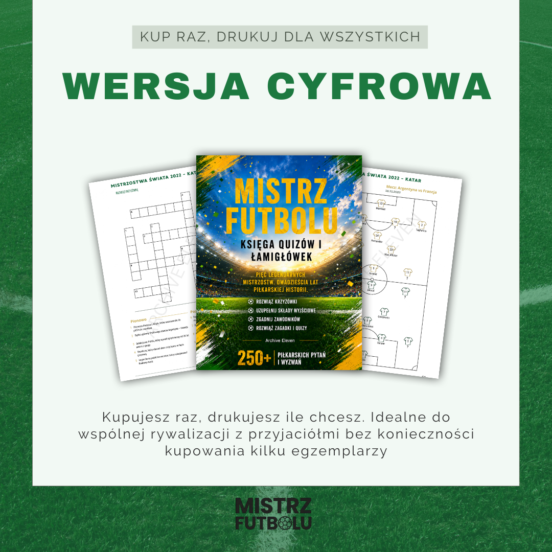 Mistrz Futbolu – Księga Quizów i Łamigłówek (Wersja Cyfrowa PDF)